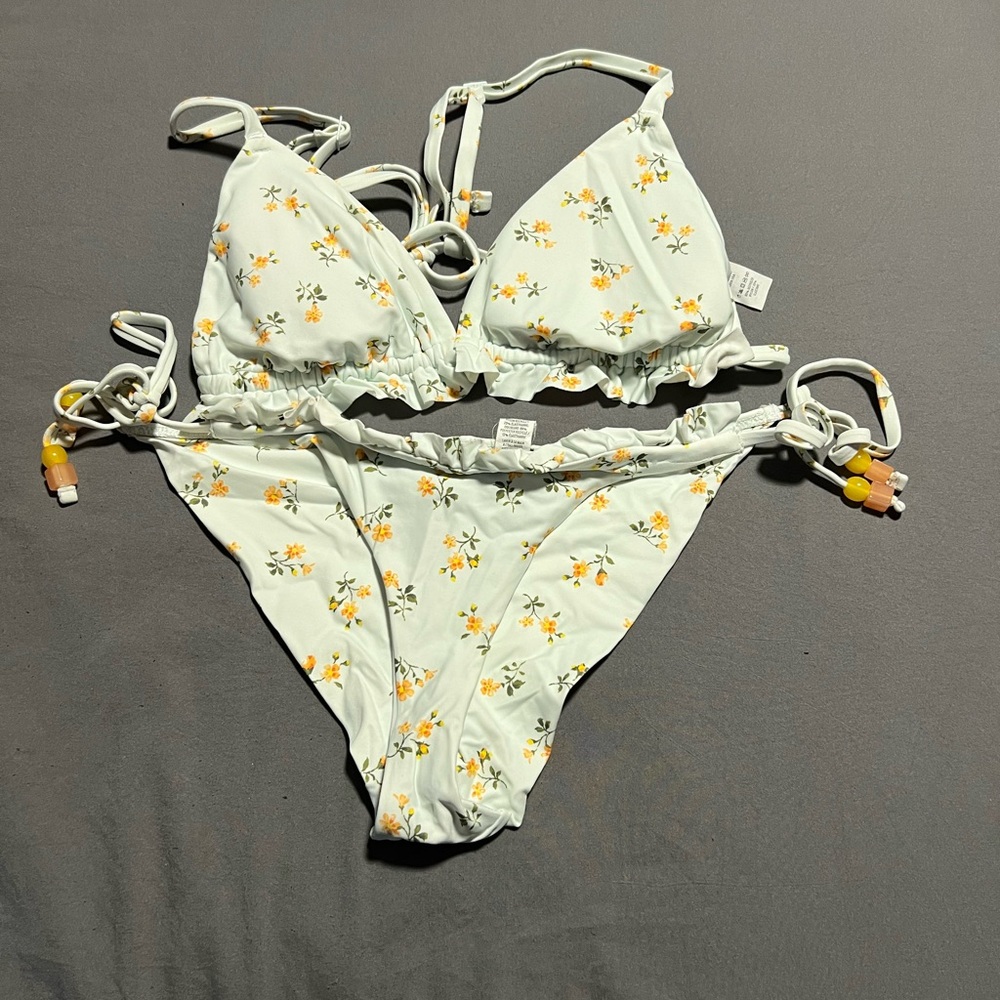 Floral Print Bikini Set